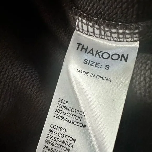 Thakoon open back sweatshirt dress SZ Small- NEW - grey- terry